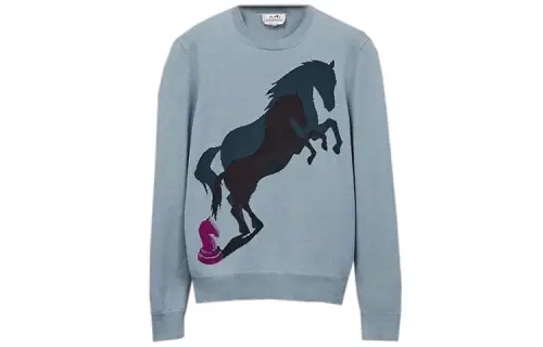 HERMES FW22 Knitwear Men's Blue
