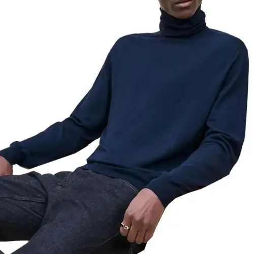 HERMES FW24 Sweater Men's Marine Blue