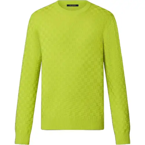 LOUIS VUITTON Sweater Men's Yellow Green