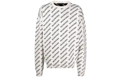 【Previous Season】intarsia-knit logo jumper