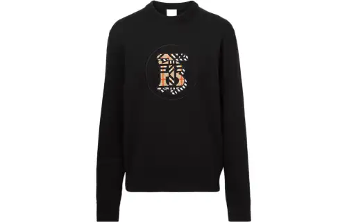 Burberry Monogram Motif Wool Knit Sweater