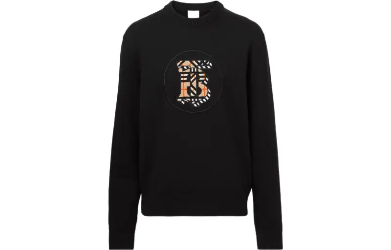 Burberry Monogram Motif Wool Knit Sweater
