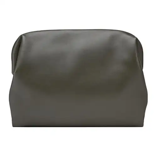 Bottega Veneta Nappa Leather Clutch Men's Field Green