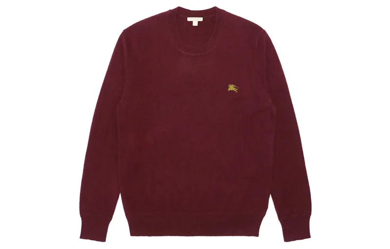 Burberry Sweater Men's Burgundy