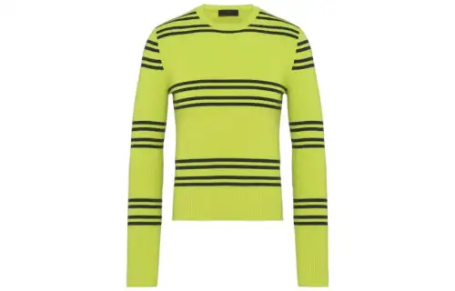 Prada Striped Crewneck Jumper