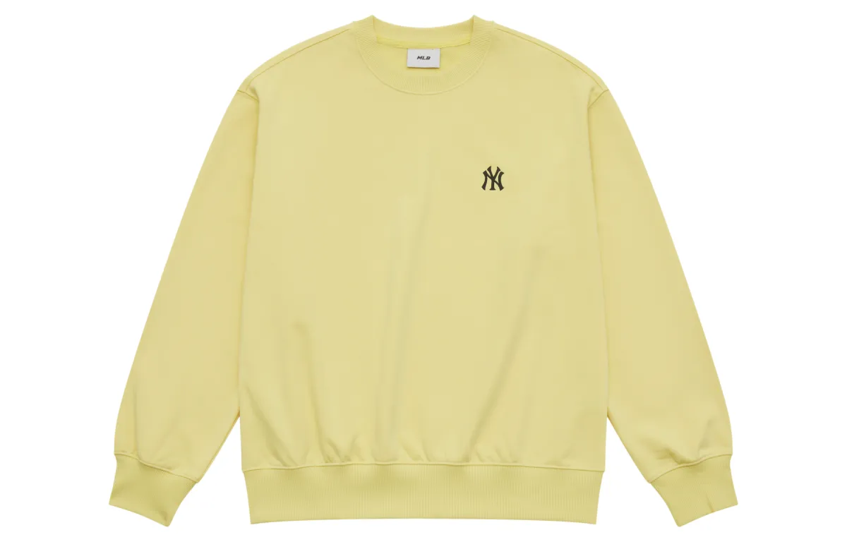 MLB New York Yankees Basic Collection SS25 Sweatshirt Unisex Light Yellow