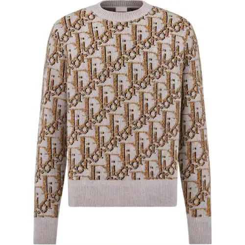 DIOR FW22 Sweater Men's Beige Yellow