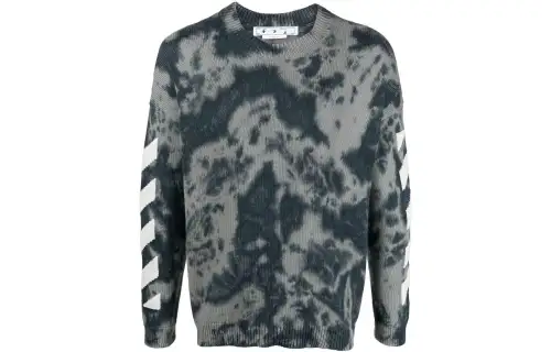 OFF-WHITE Logo Intarsia Long-Sleeved Jumper