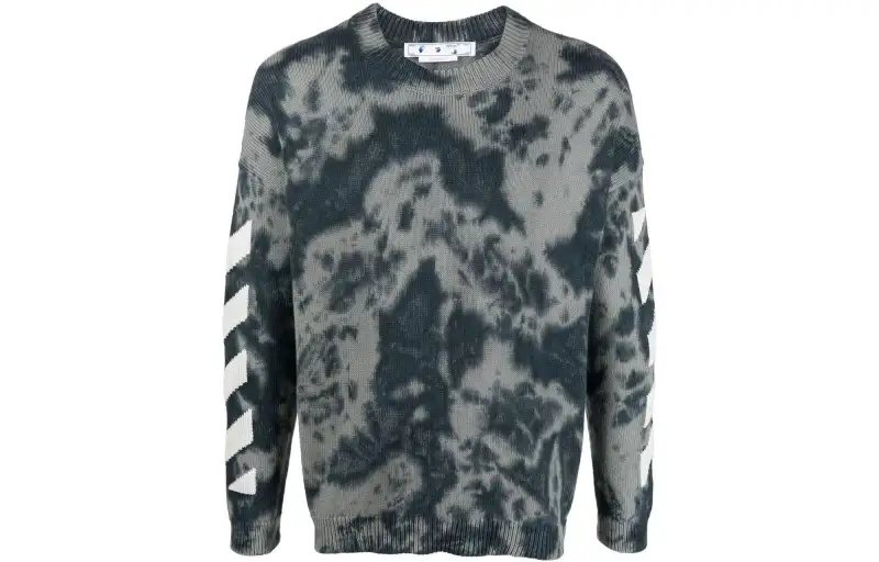 OFF-WHITE Logo Intarsia Long-Sleeved Jumper