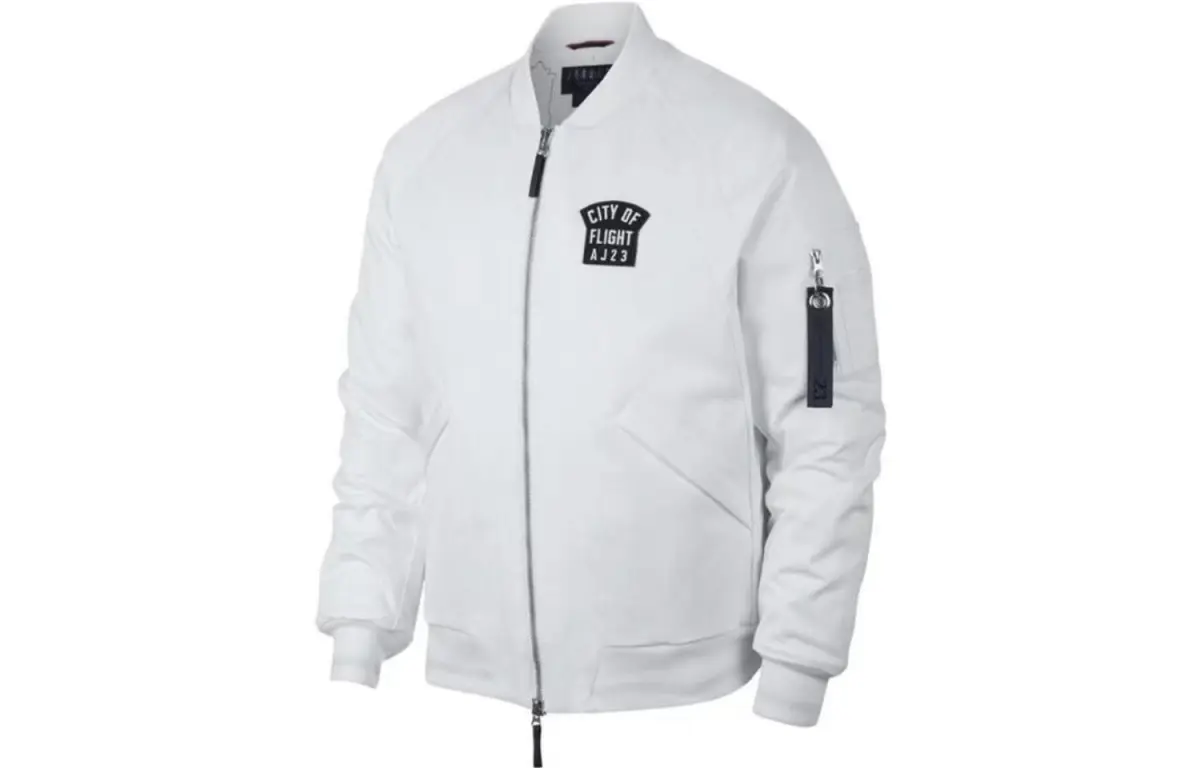 Jordan City Of Flight Jackets Men's Baseball Collar Moderate Straight Fit