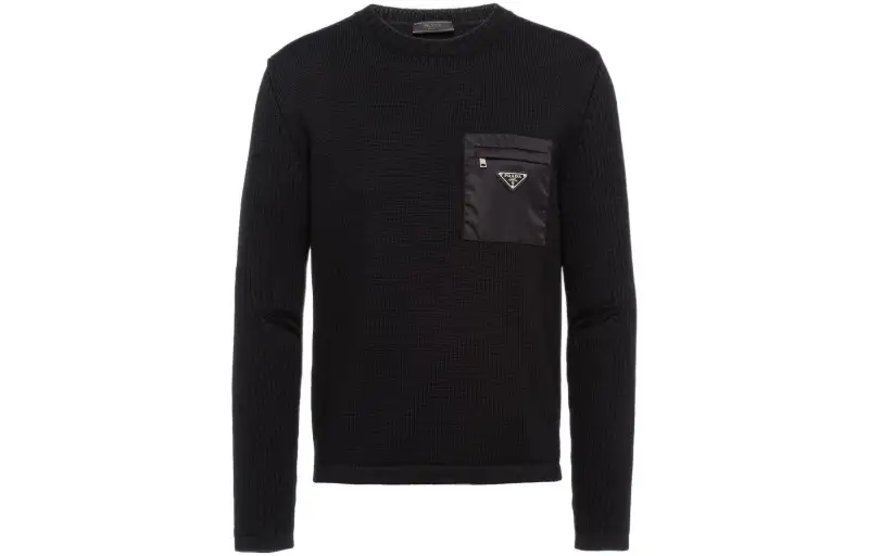 Prada pocket-detail wool jumper