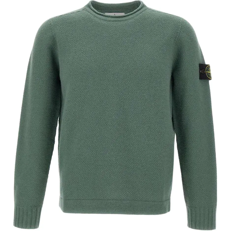 Stone Island Compass-motif knit jumper