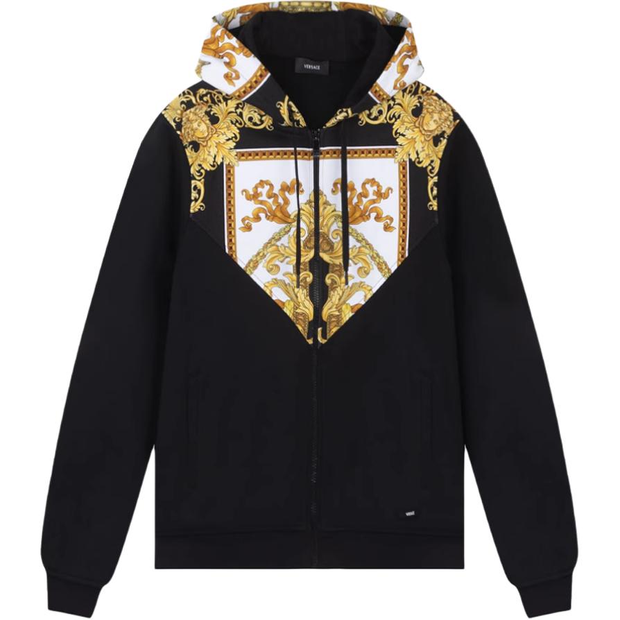 Мужское худи Versace (черное)