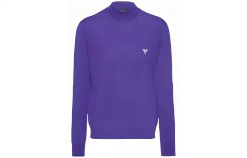 PRADA Sweaters Men's Violet Turtleneck Moderate