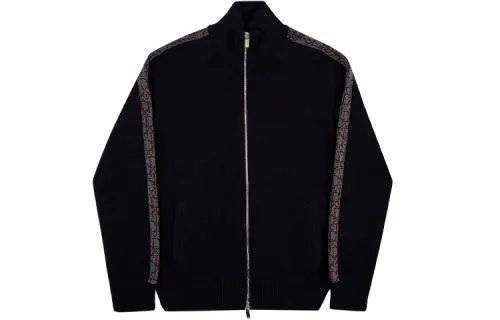 DIOR Knit Oblique Jacquard Zip Up