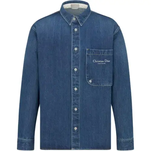 DIOR Christian Dior Couture Jacket Shirt Men's Blue