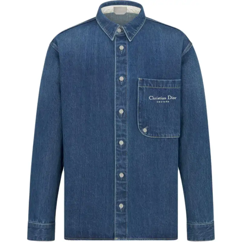 DIOR Christian Dior Couture Jacket Shirt Men's Blue
