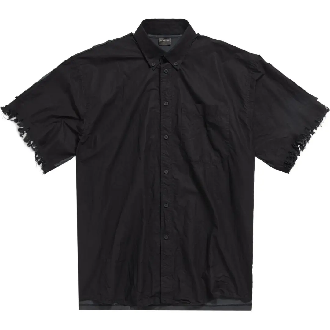 Balenciaga Graphic print Frayed Shirt