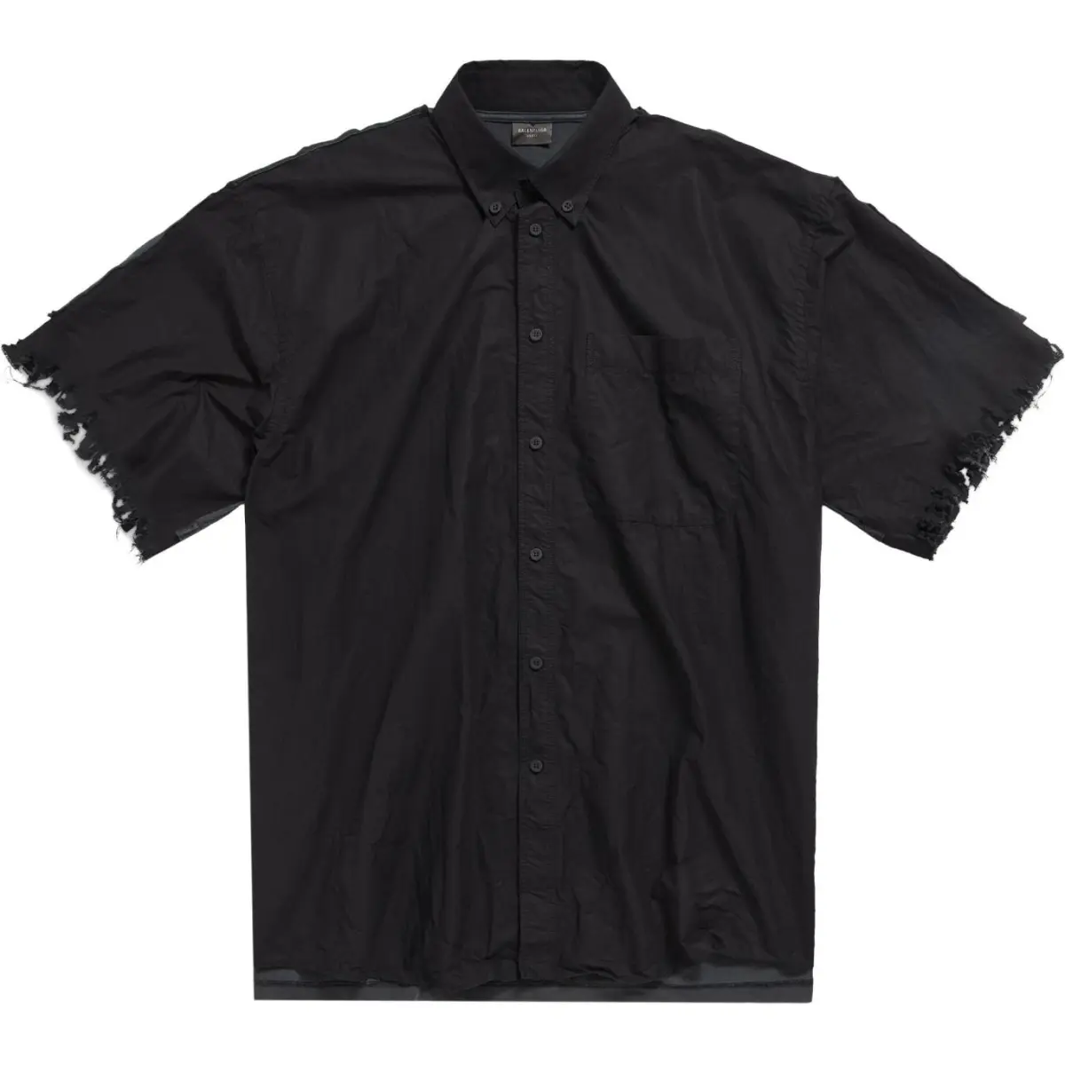 Balenciaga Graphic print Frayed Shirt