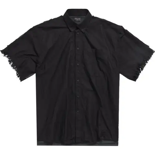 Balenciaga Graphic print Frayed Shirt