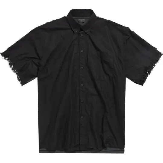 Balenciaga Graphic print Frayed Shirt