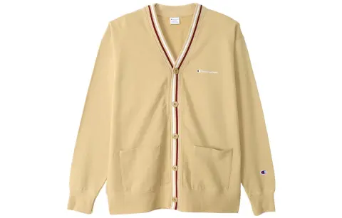 Champion Sweaters Men's V-neck Moderate Cardigan
