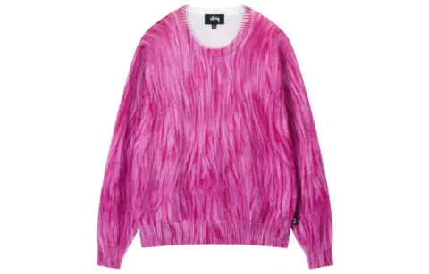 Stussy Printed Fur Sweater