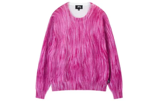 Stussy Printed Fur Sweater