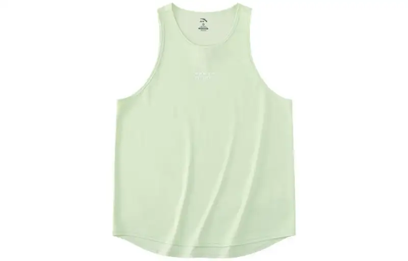 ANTA Variety Training Collection Tank Tops Men's Silent Green Crew Neck Moderate Racerback