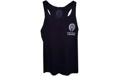 Chrome Hearts Tank Tops Men's Black Crew Neck Moderate Straight Fit