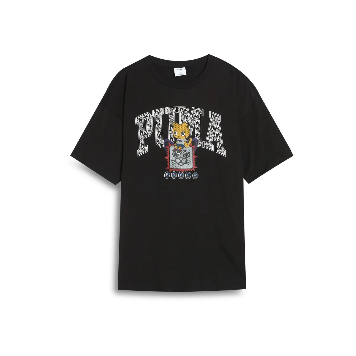 PUMA DylanGraphic Oversized SS25 T-Shirt Unisex Black-01