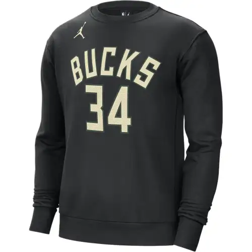 Jordan Nba Milwaukee Bucks Giannis Antetokounpo Fleece Loose Fit Sweatshirt
