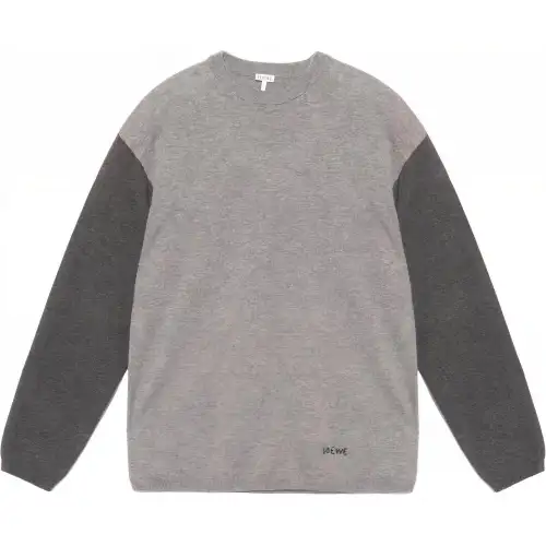 LOEWE FW21 Cashmere Sweater Men's Gray