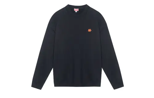 【Previous SeasonReplicated_PM】flower-patch crew-neck sweatshirt