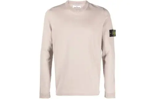STONE ISLAND Sweaters Men's Oat Crew Neck Other