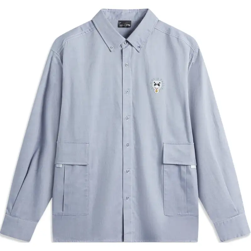 Li Ning Sports Life Collection Shirt Men's Sea Salt Blue