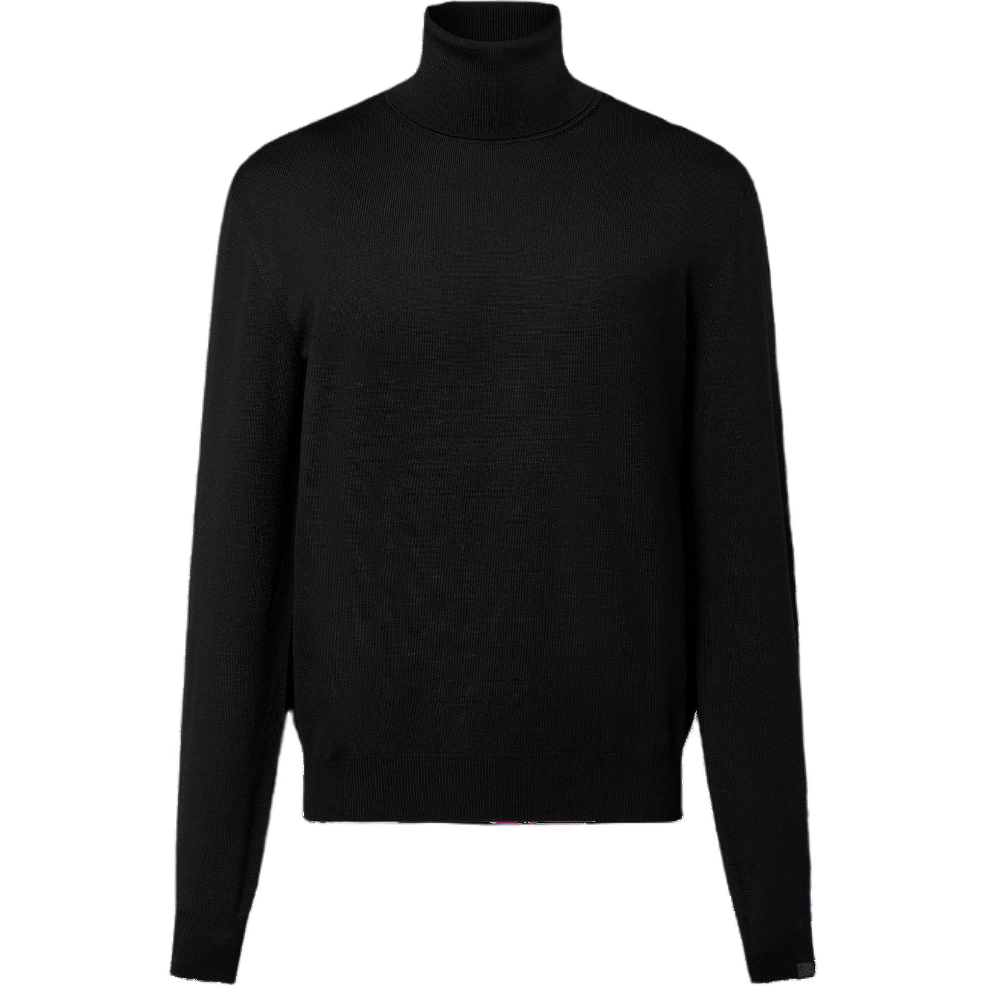 Lv Silk And Cashmere Blend Turtleneck