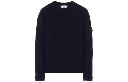STONE ISLAND Logo Appliqued Wool Sweater