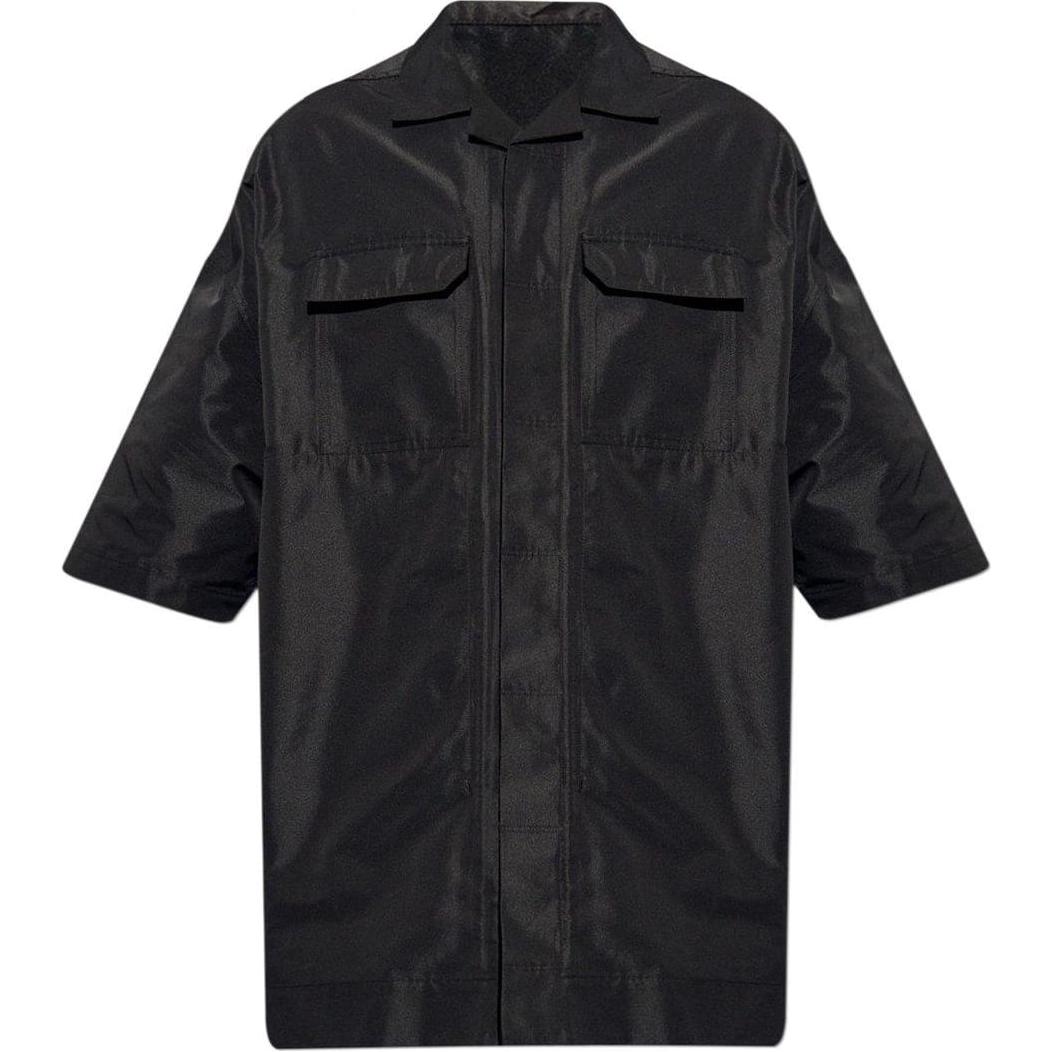 RICK OWENS Pocket-Detailed Short Sleeved Shirt
