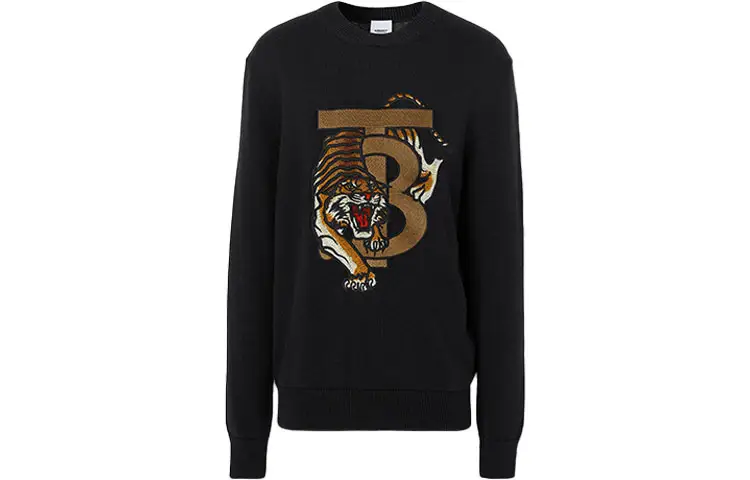Burberry Loose Fit Knitwear Men's Black