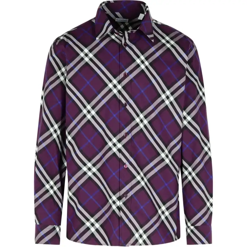Burberry Checked Long Sleeve Shirt