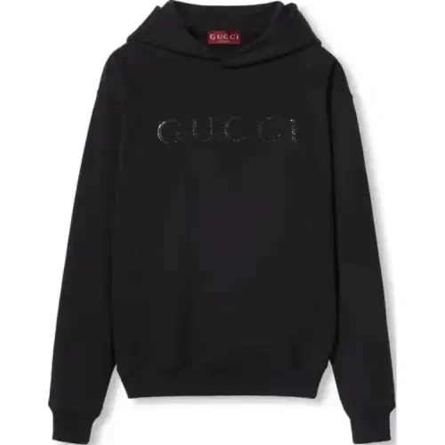 GUCCI Logo Embellished Hoodie