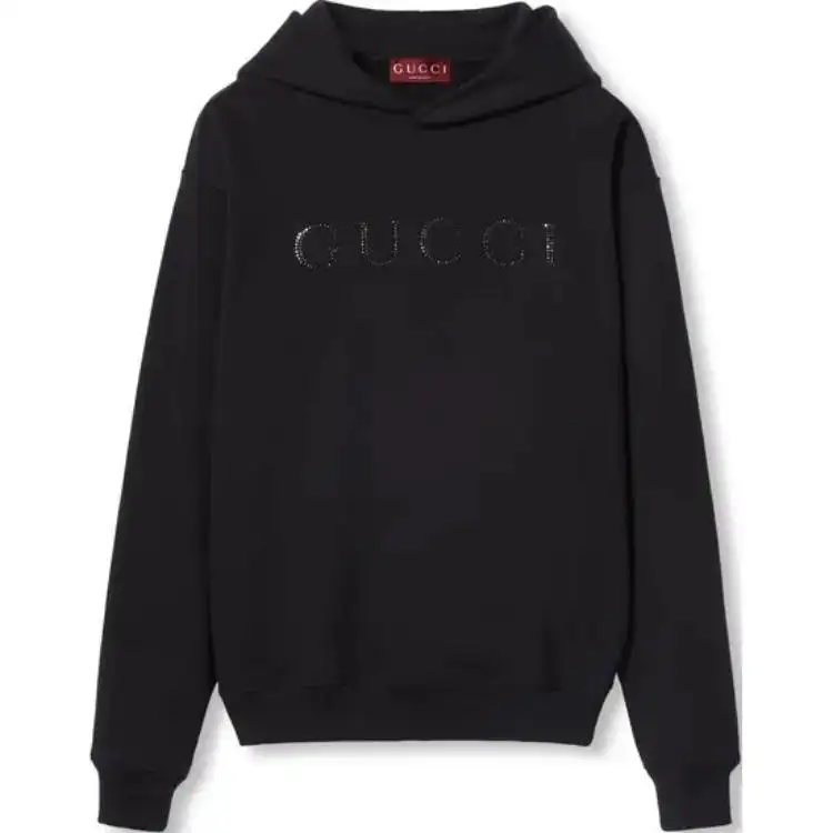 GUCCI Logo Embellished Hoodie