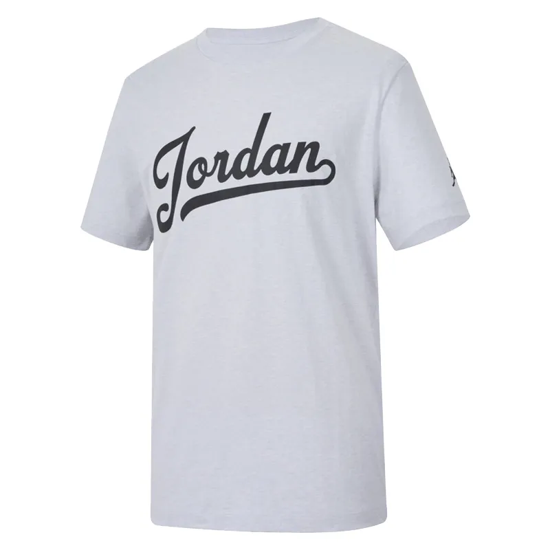 Jordan Flight T Shirt Men's Pure Platinum/Black