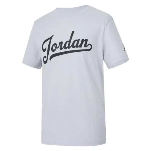 Jordan Flight T Shirt Men's Pure Platinum/Black