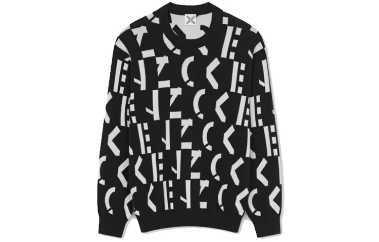KENZO Letter Logo SS22 Sweater Men's Black