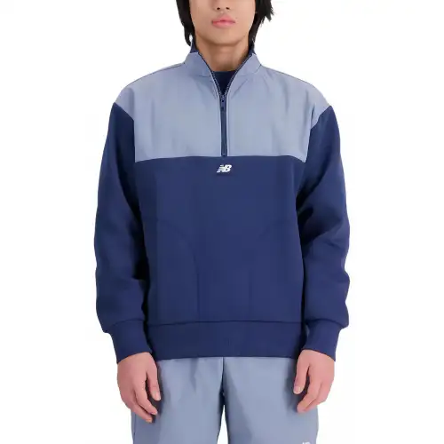 New Balance Athletics Tech Sweatshirt Men's Marine Blue