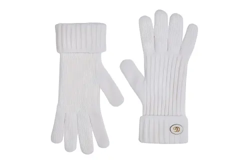 Gucci Wool cashmere gloves with Double G