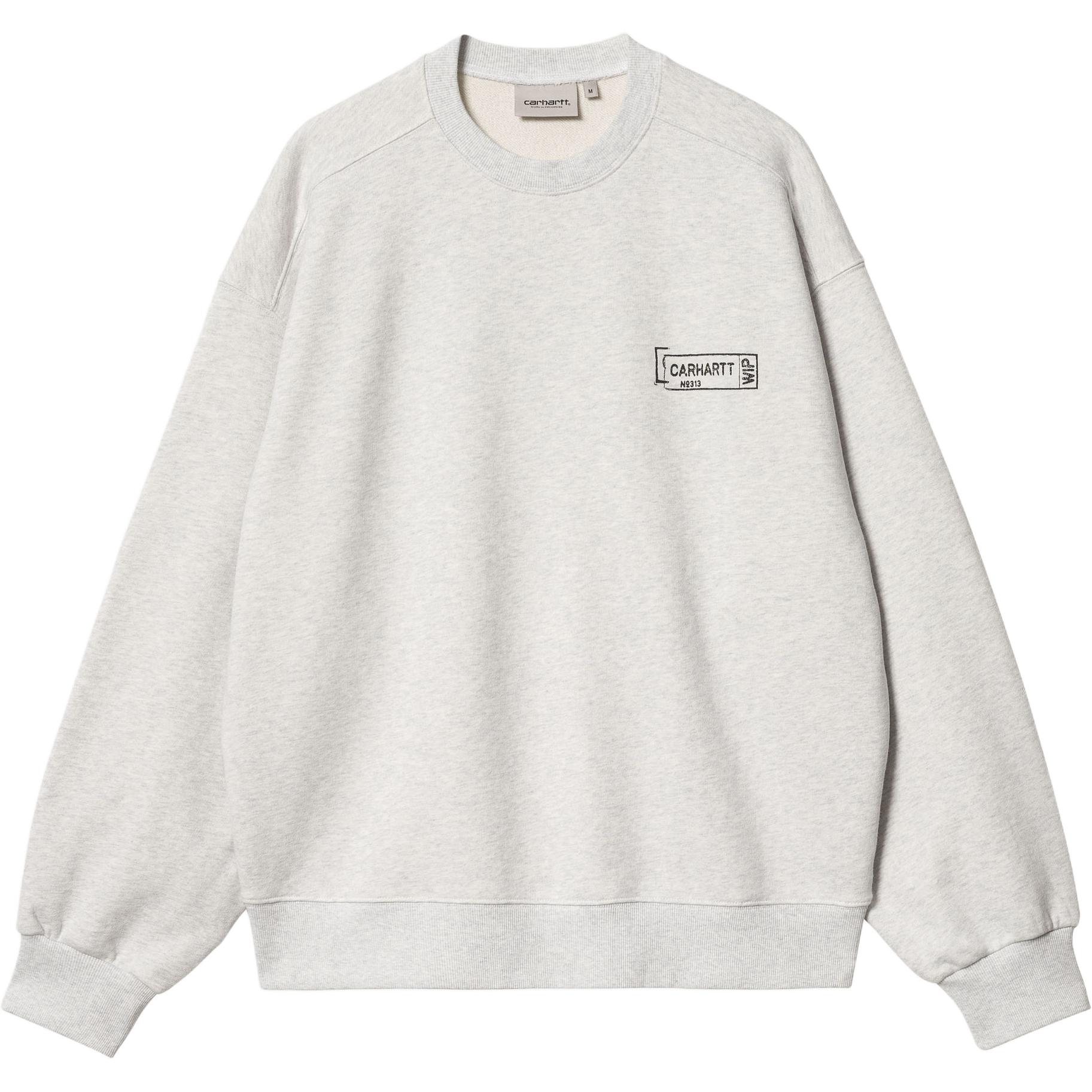Мужской свитшот Carhartt WIP Stamp Sweat (серый)