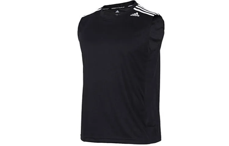 Adidas Tank Tops Men's Black Moderate Straight Fit